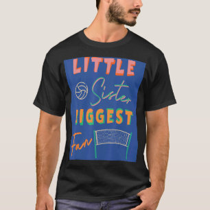 T-shirt Petite Soeur Plus Grande Équipe De Volley-Ball