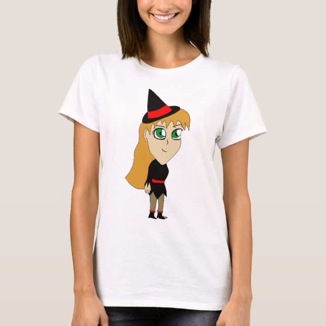 T-shirt petite sorcière chibi (Devant)