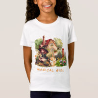 Petite Sorcière Et Renard Mignon | Fille Magique