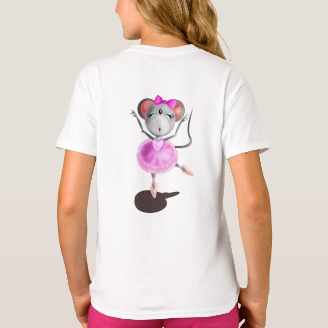 T-shirt Petite souris Ballerina (Dos)