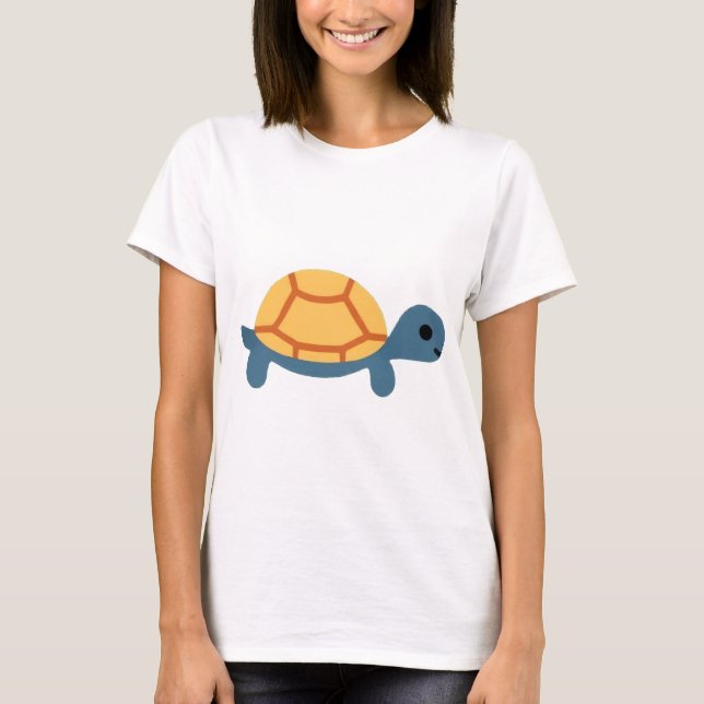 T-shirt petite tortue mignonne (Devant)