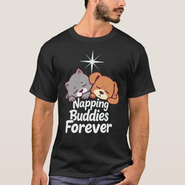 T-shirt Petites amies de la sieste pour toujours - concept (Devant)