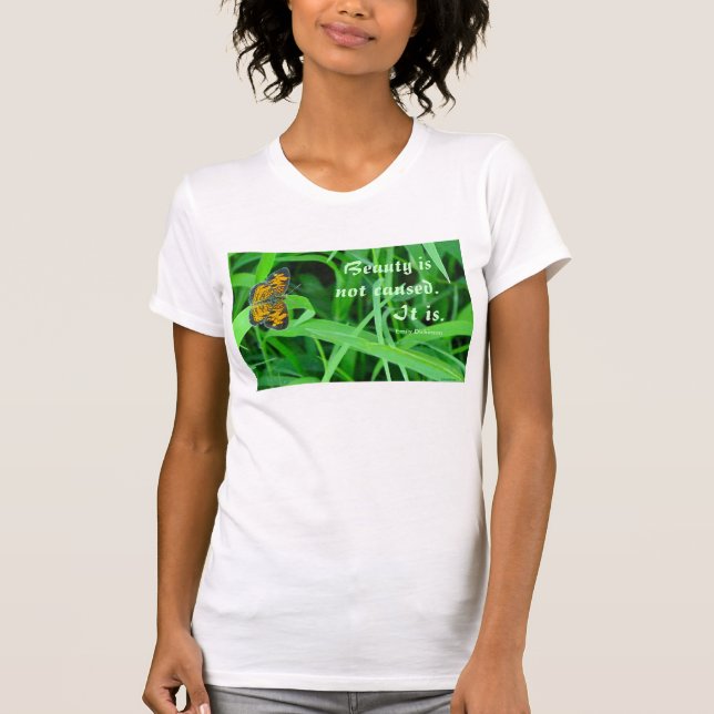 T-shirt Petites chemises de lumière de papillon (Devant)
