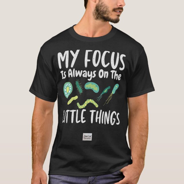 T-shirt Petites choses Microbiologie Microbiologiste Biolo (Devant)