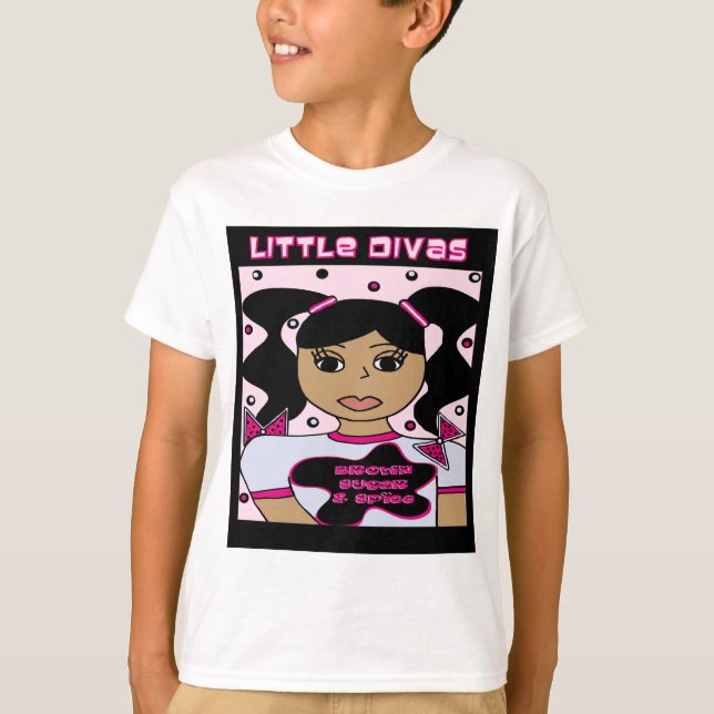 T-SHIRT PETITES DIVAS (Devant)