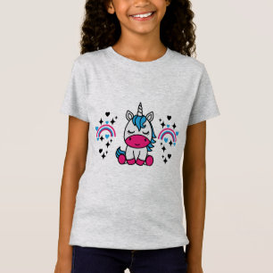 T-Shirt Petites filles Unicorn Pony