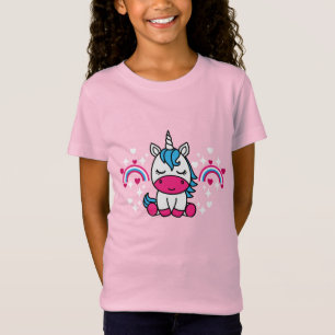 T-Shirt Petites filles Unicorn Pony