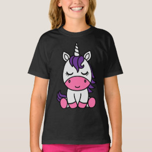 T-shirt Petites filles Unicorn Pony