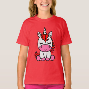 T-shirt Petites filles Unicorn Pony