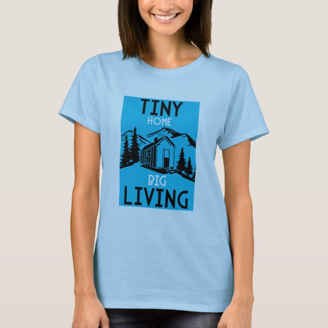 T-shirt Petites maisons qui vivent petites (Devant)