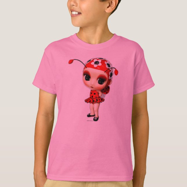 T-shirt Petites Mlle Ladybug (Devant)