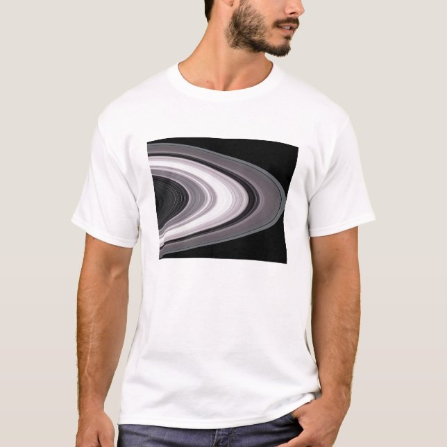 T-shirt Petites particules dans SaturnĂ`s bagues (Devant)