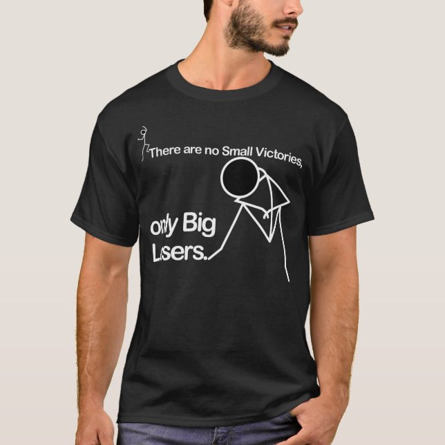 T-shirt Petites victoires - obscurité (Devant)