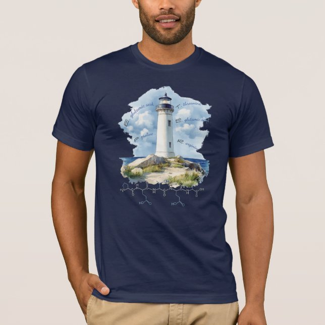 T-shirt Pétition PETER, Lighthouse 1 avec texte personnali (Devant)