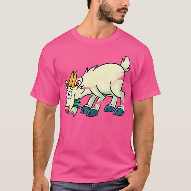 T-shirt Petits bêtes de chèvre de ferme chèvre animale de  (Devant)