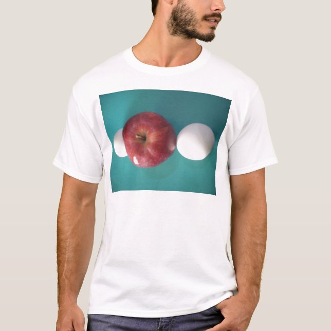 T-shirt Petits-déjeuners copains : Deux oeufs $an Apple St (Devant)