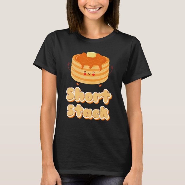 T-shirt Petits-Déjeuners De La Journée Pancakes Et Sirop D (Devant)