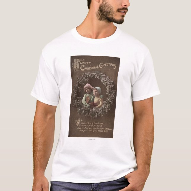 T-shirt Petits enfants dans Armclasp (Devant)