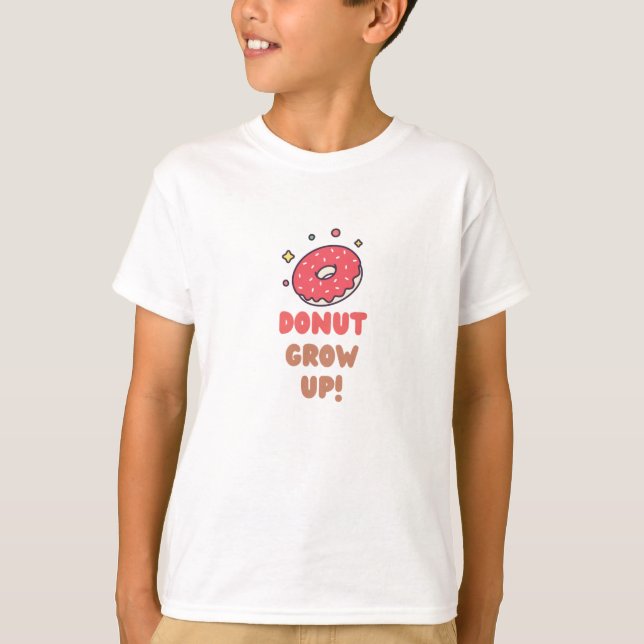 T-shirt Petits enfants typographiques (Devant)