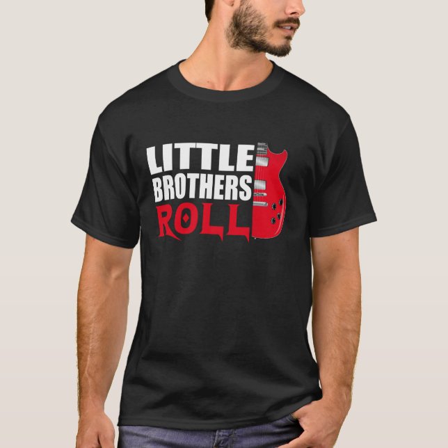 T-shirt Petits Frères Roll Correspondant Frère Plus Jeune (Devant)