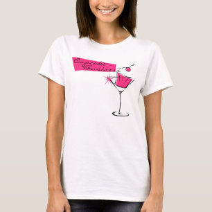 T-shirt Petits gâteaux et martini dans les roses indien