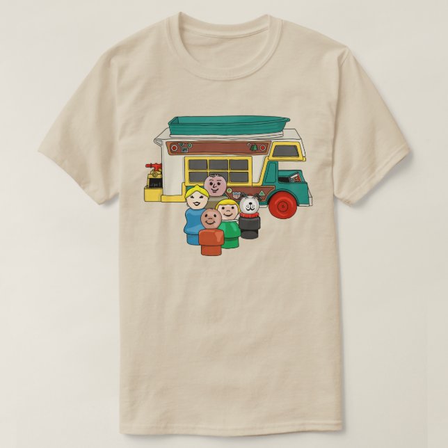 T-shirt Petits Gens Camping Familial (Design devant)