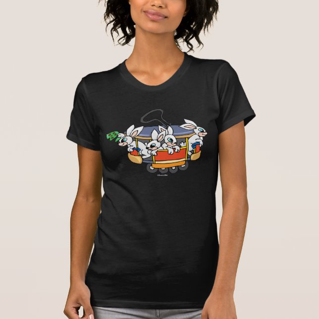 T-shirt Petits lapins de Pâques mignons (Devant)