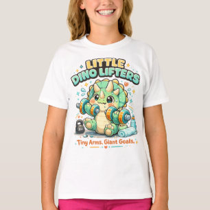 T-shirt Petits Leveurs de Dino 8KG Bras Minuscules Objec