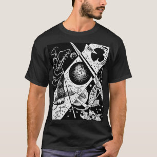 T-shirt Petits Mondes VI - Art noir et blanc de Kandinsky