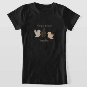 T-Shirt Petits oiseaux beiges à Feeder - Better Together.