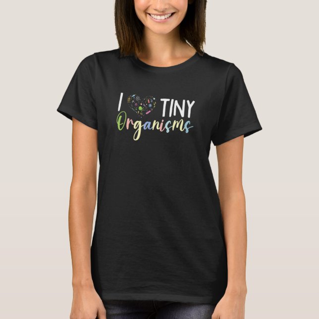 T-shirt Petits organismes Microbiologie Microbiologiste Bi (Devant)
