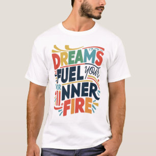 T-shirt Petits pas construisent de grands rêves