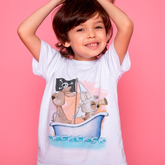 T-shirt Petits pirates mignons (Créateur téléchargé)