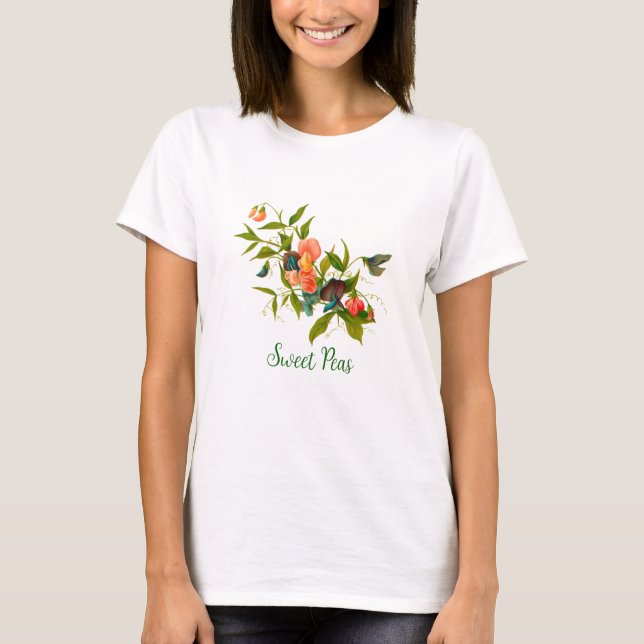 T-Shirt Petits Pois Sucrés d'Été (Devant)