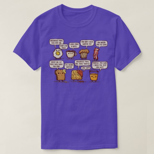 T-shirt Petits puns sont gaufres (Design devant)