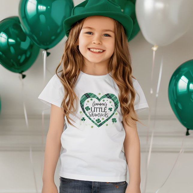 T-Shirt "Petits Shamrocks" - Custom St. Patrick's Day Kids ("Little Shamrocks"- Custom St. Patrick's Day Kids T-Shirt)