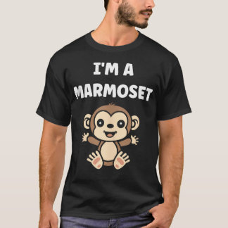 T-shirt Petits singes Marmosets Animaux Drôles I39M A
