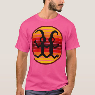 T-shirt Petroglyph Dancing People