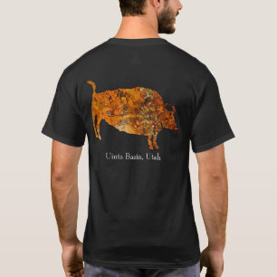 T-shirt Petroglyph de Buffalo spirituel