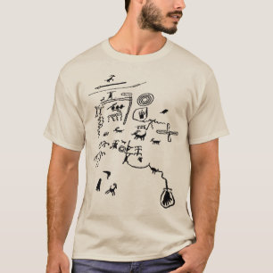T-shirt Pétroglyphes à Atlatl Rock à Valley of Fire State