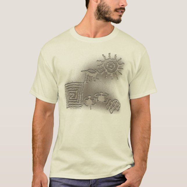 T-shirt Pétroglyphes de sud-ouest (Devant)