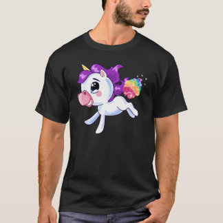 T-shirt Pets de licorne