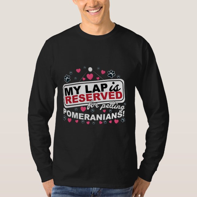 T-shirt Petting Pomeranians (Devant)