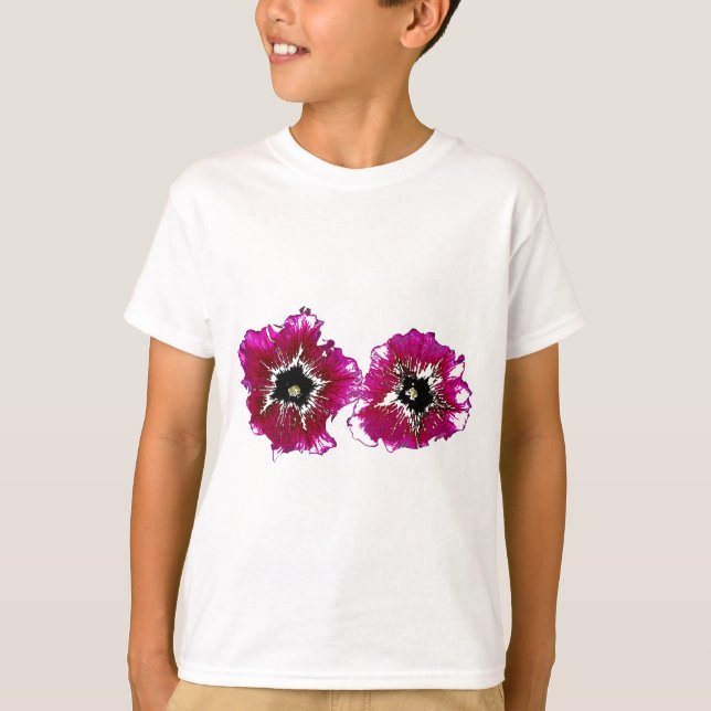 T-shirt Petunias d'été (Devant)