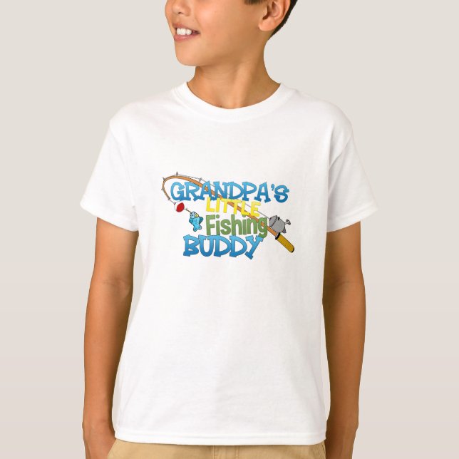 T-shirt Peu d'ami de la pêche du grand-papa (Devant)