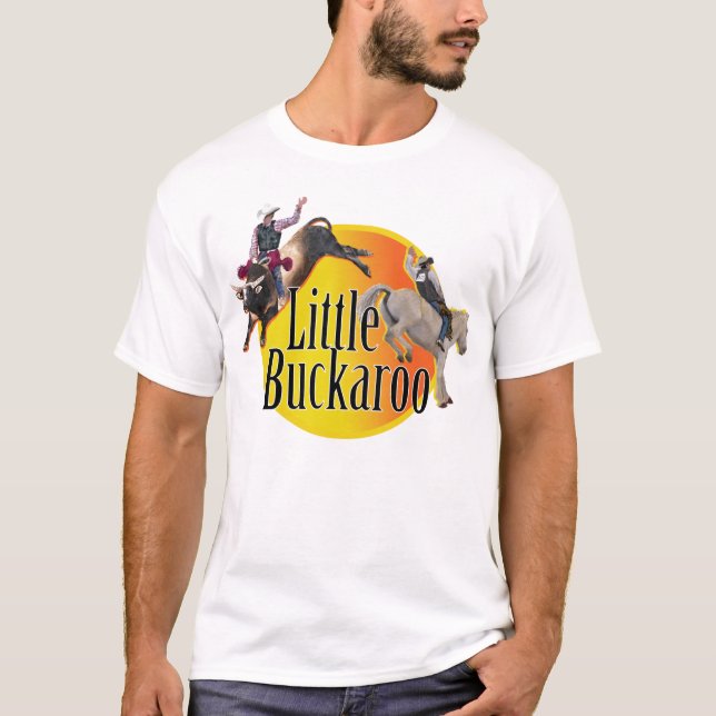T-shirt Peu de Buckaroo de rodéo (Devant)