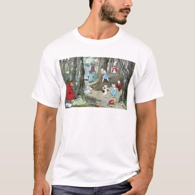 T-shirt Peu de capuchon rouge : Pages finaux (Devant)