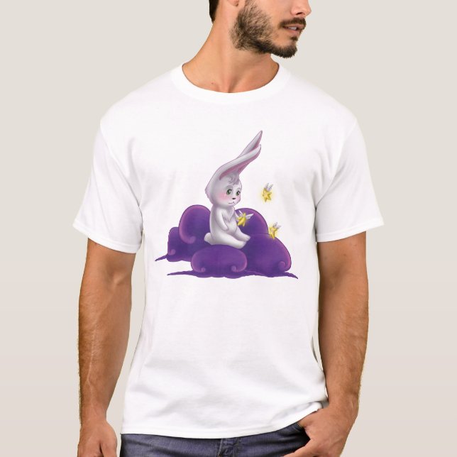T-shirt Peu de chemise de lapin (Devant)