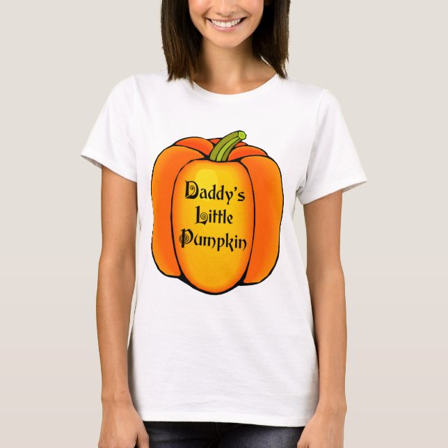 T-shirt Peu de citrouille du papa (Devant)