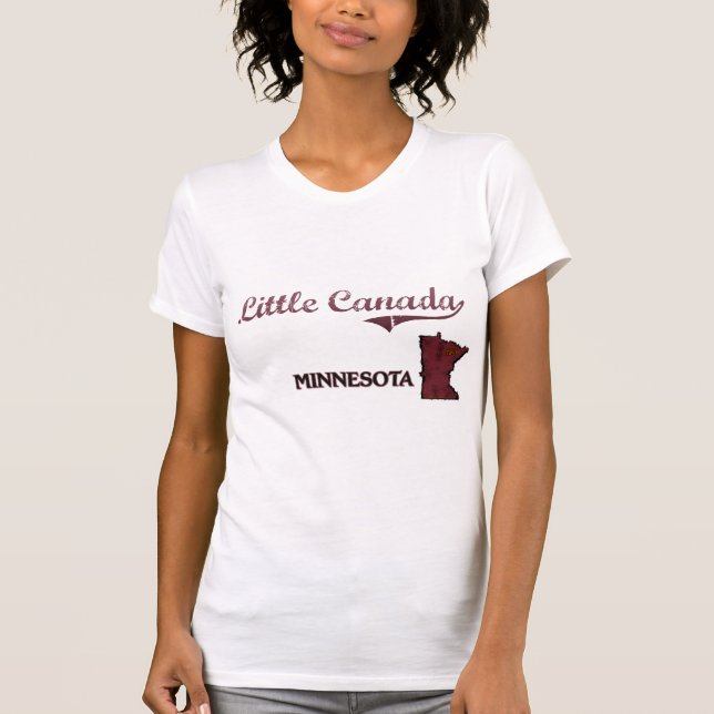 T-shirt Peu de classique de ville du Canada Minnesota (Devant)